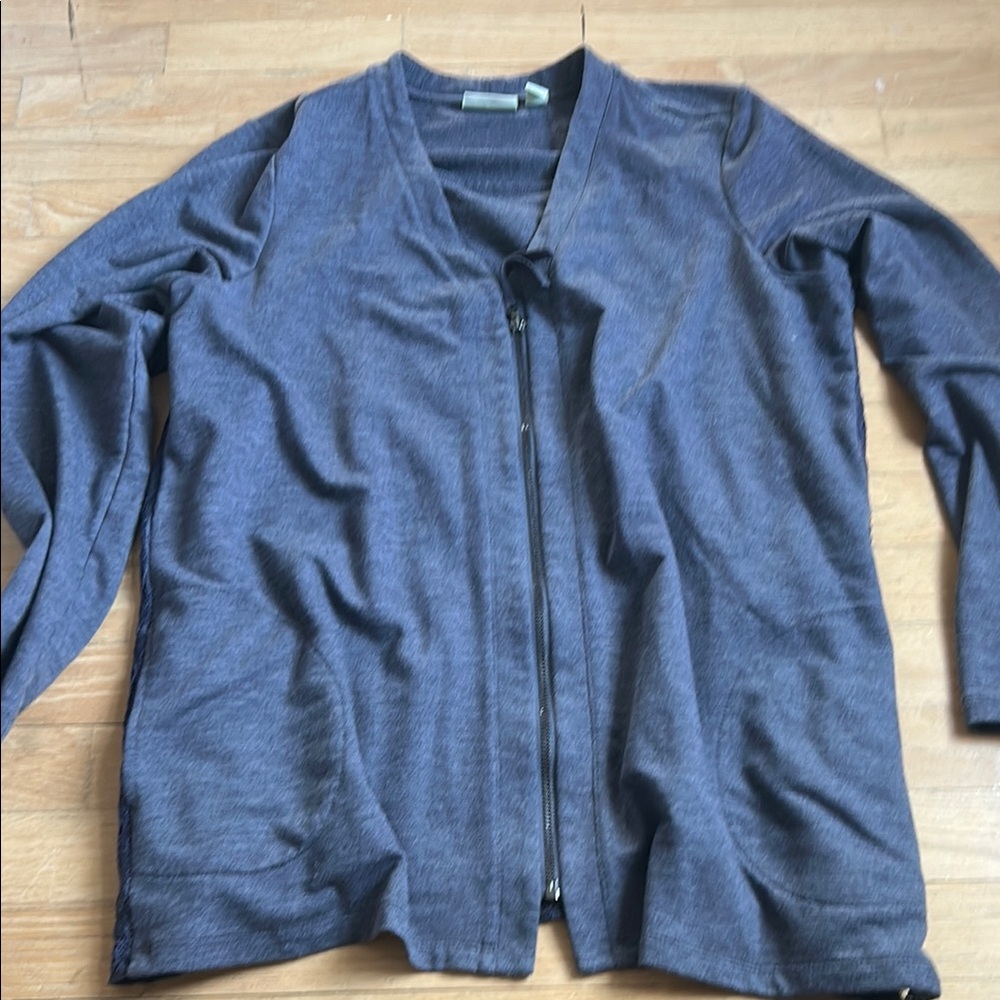 Women's Gray Cardigan Sweater
